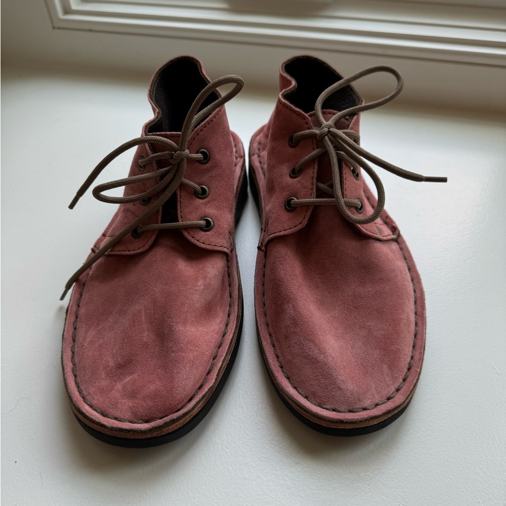 Brother Vellies Pink Suede Vellies (like Chukka) Boots